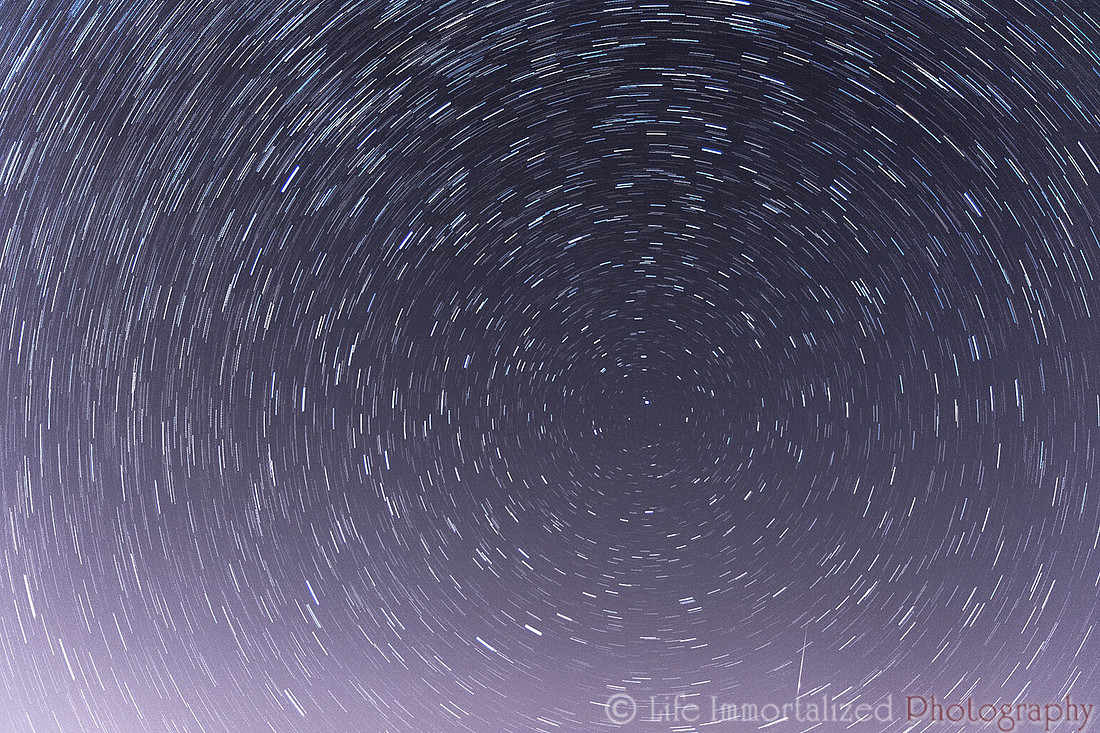Star Trails around Polaris