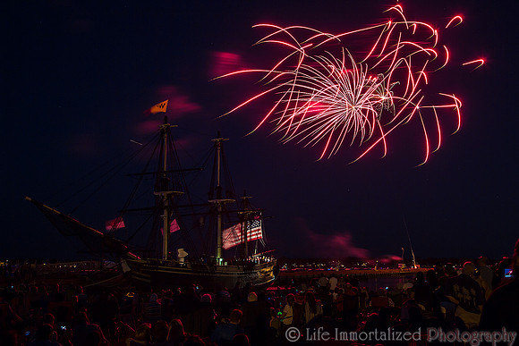 Fireworks at Derby's Wharf