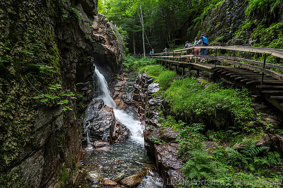 Flume Gorge Waterfall