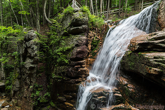 Flume Gorge Waterfall