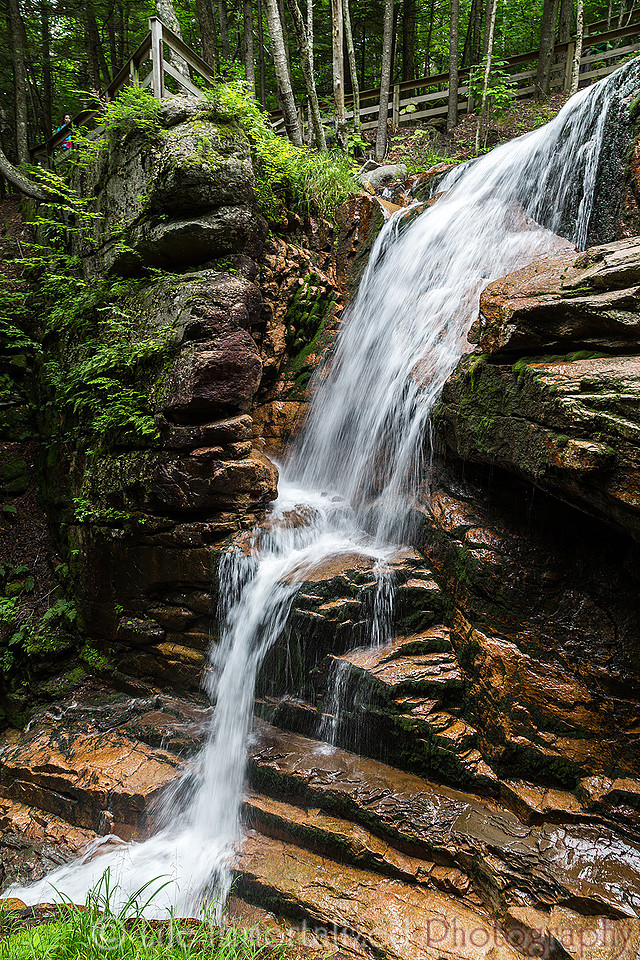 Flume Gorge Waterfall