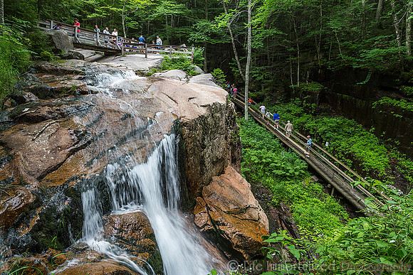 Flume Gorge Waterfall