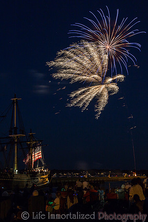 Fireworks at Derby's Wharf
