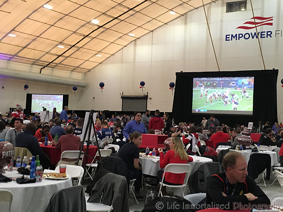 Tailgate party at Empower Fieldhouse