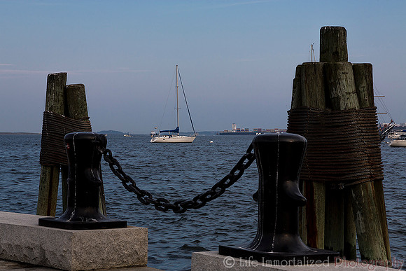 Boat on Long Wharf