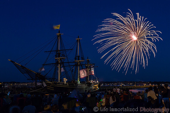 Fireworks at Derby's Wharf