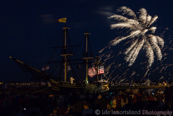 Fireworks at Derby's Wharf