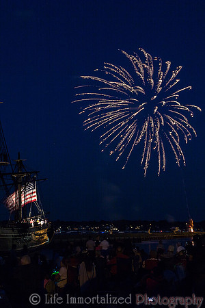 Fireworks at Derby's Wharf
