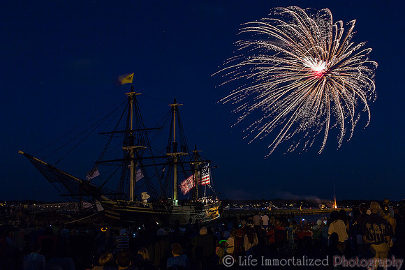 Fireworks at Derby's Wharf