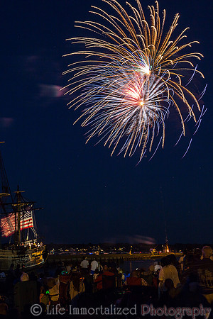 Fireworks at Derby's Wharf