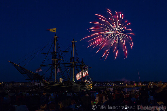 Fireworks at Derby's Wharf
