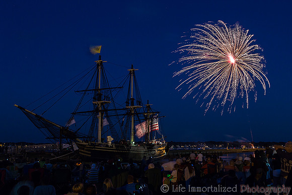 Fireworks at Derby's Wharf