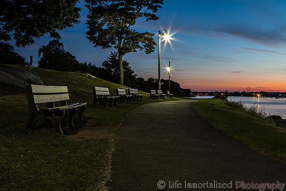 Salem Willows at Sunset