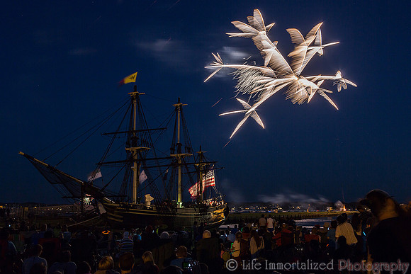 Fireworks at Derby's Wharf
