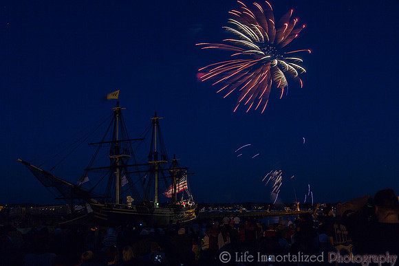 Fireworks at Derby's Wharf