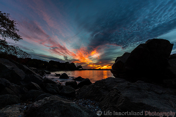 Sunset at Salem Willows