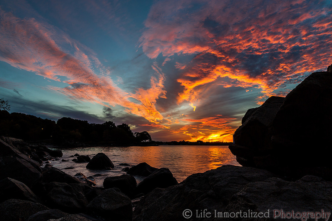 Sunset at Salem Willows