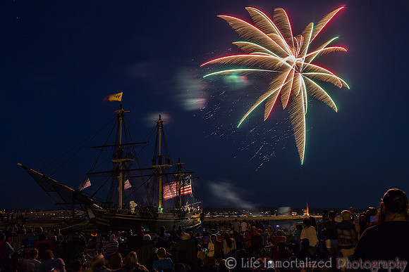 Fireworks at Derby's Wharf
